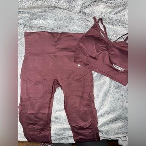 Bra size medium leggings are small